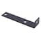 Hampton Hampton 1.5 in. H X 7.5 in. W X 1/8 in. D Black Steel Inside/Outside Corner Brace 02-3405-313 - alternate 1